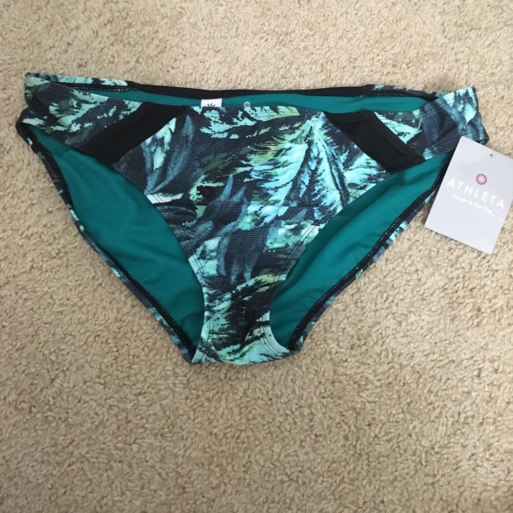 NWT ATHLETA XL MEDIUM TIDE NAPALI BIKINI BOTTOMS